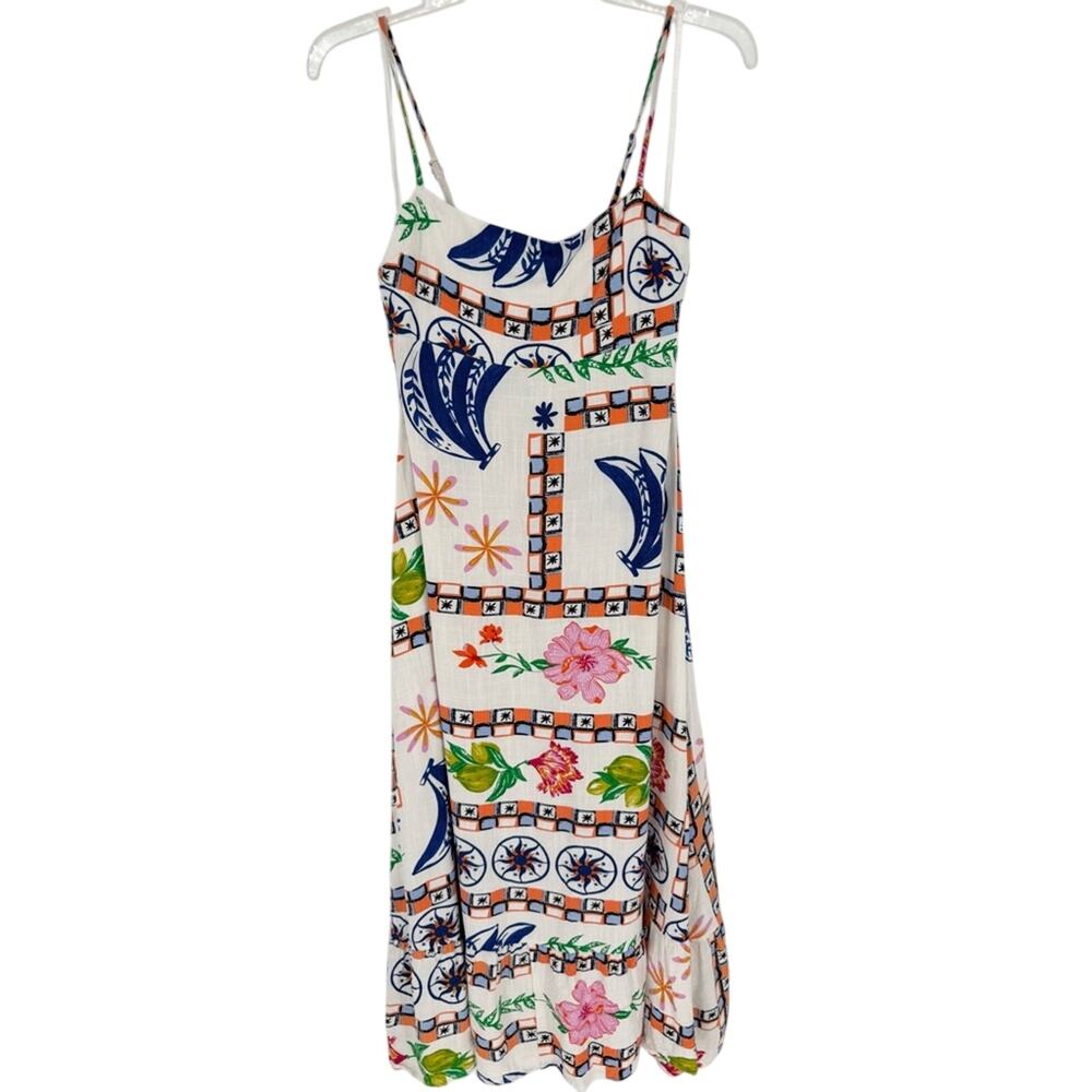 Anthropologie‎ Label of Love Portofino Midi Maxi Dress Colorful Floral Size S - Picture 4 of 13